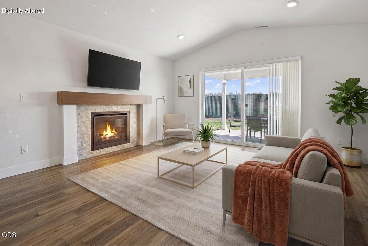 Living Room Virtually Staged