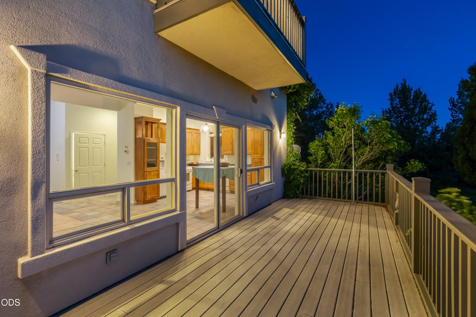 Attached Guest House deck