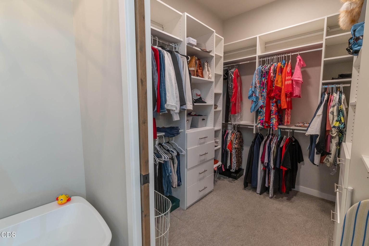 Walk in closet of the Ensuite