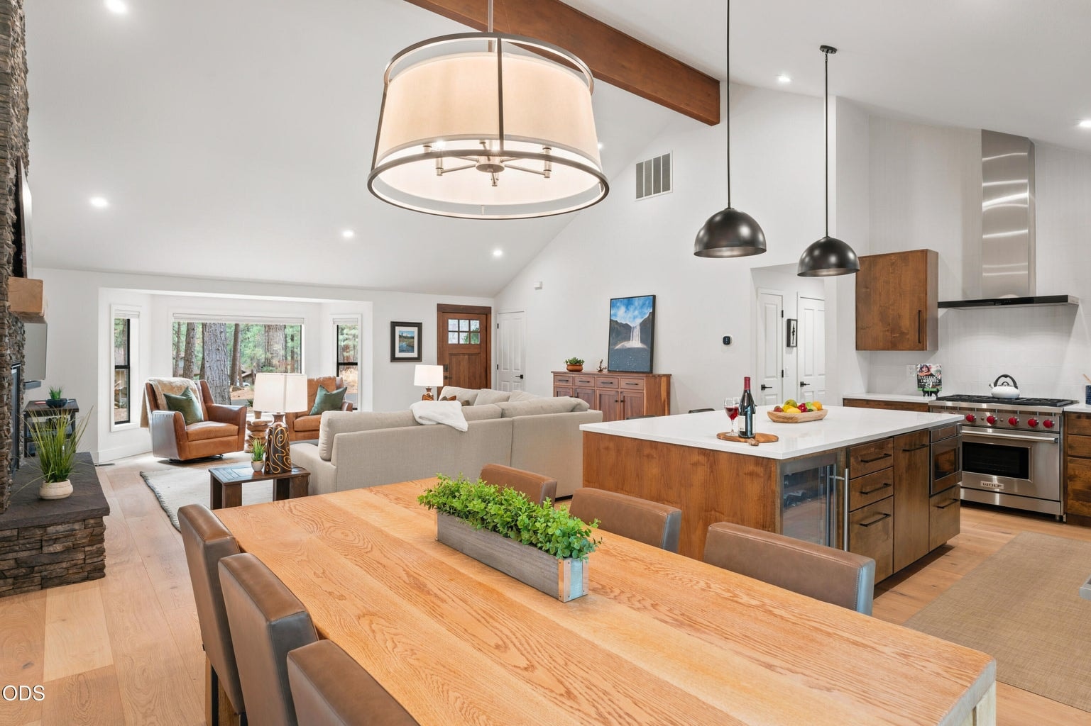 Wide Plank White Oak Hardwood Flooring throughout
