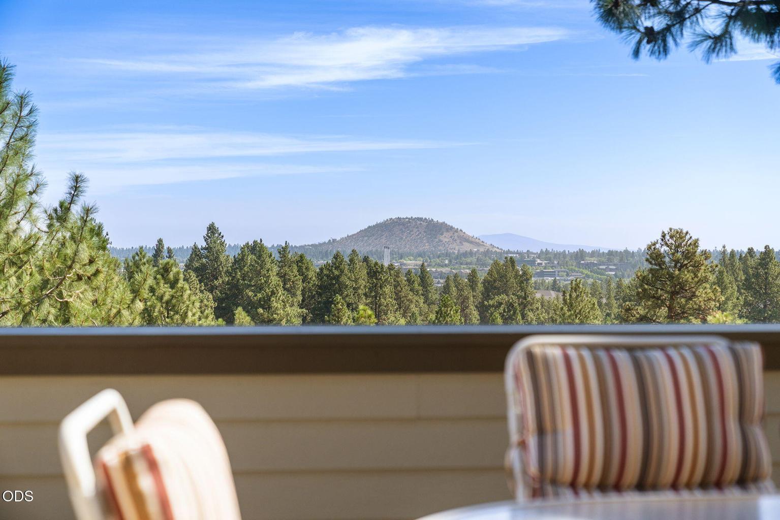 Views of Pilot Butte from Larger Deck