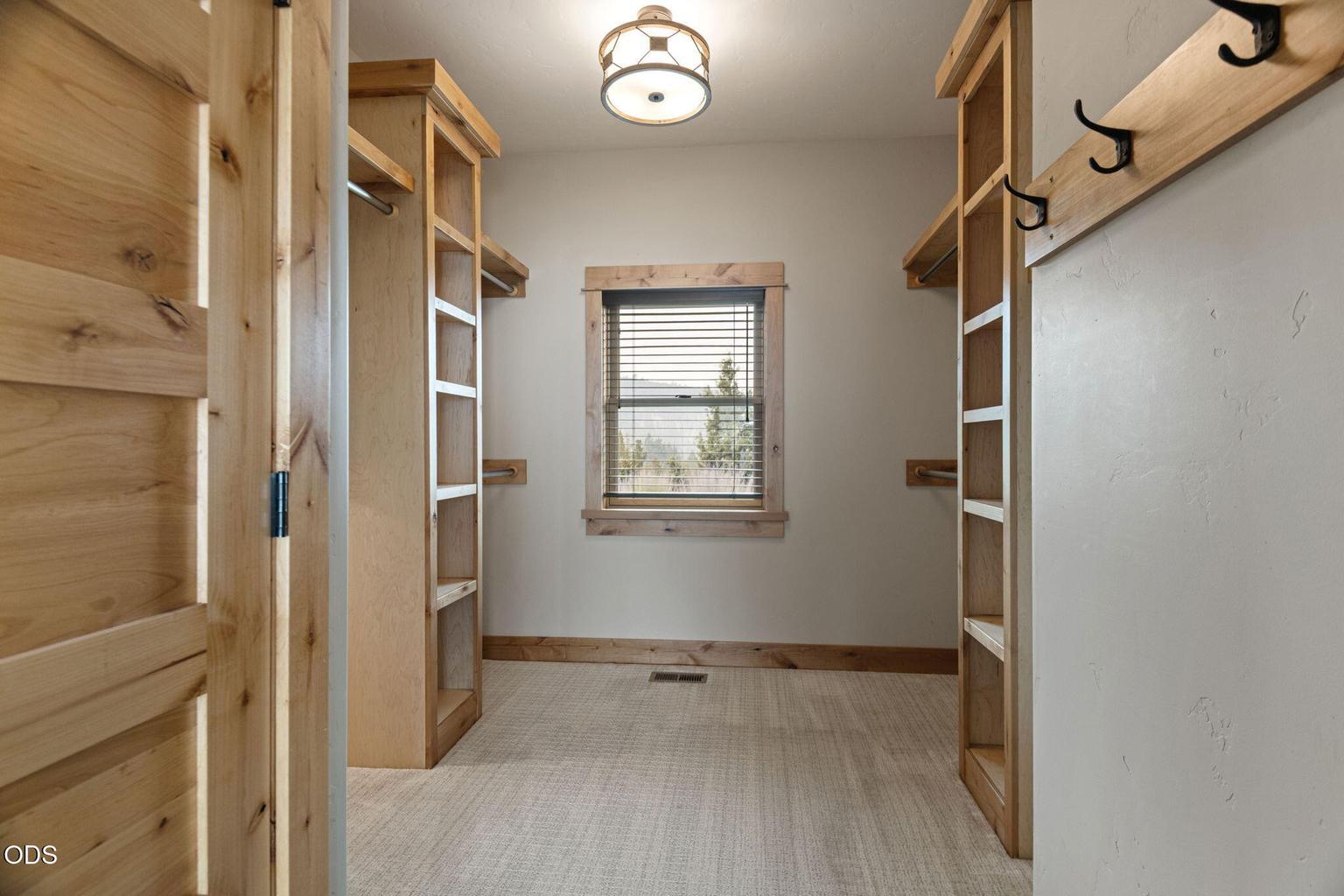 Primary walk-in closet