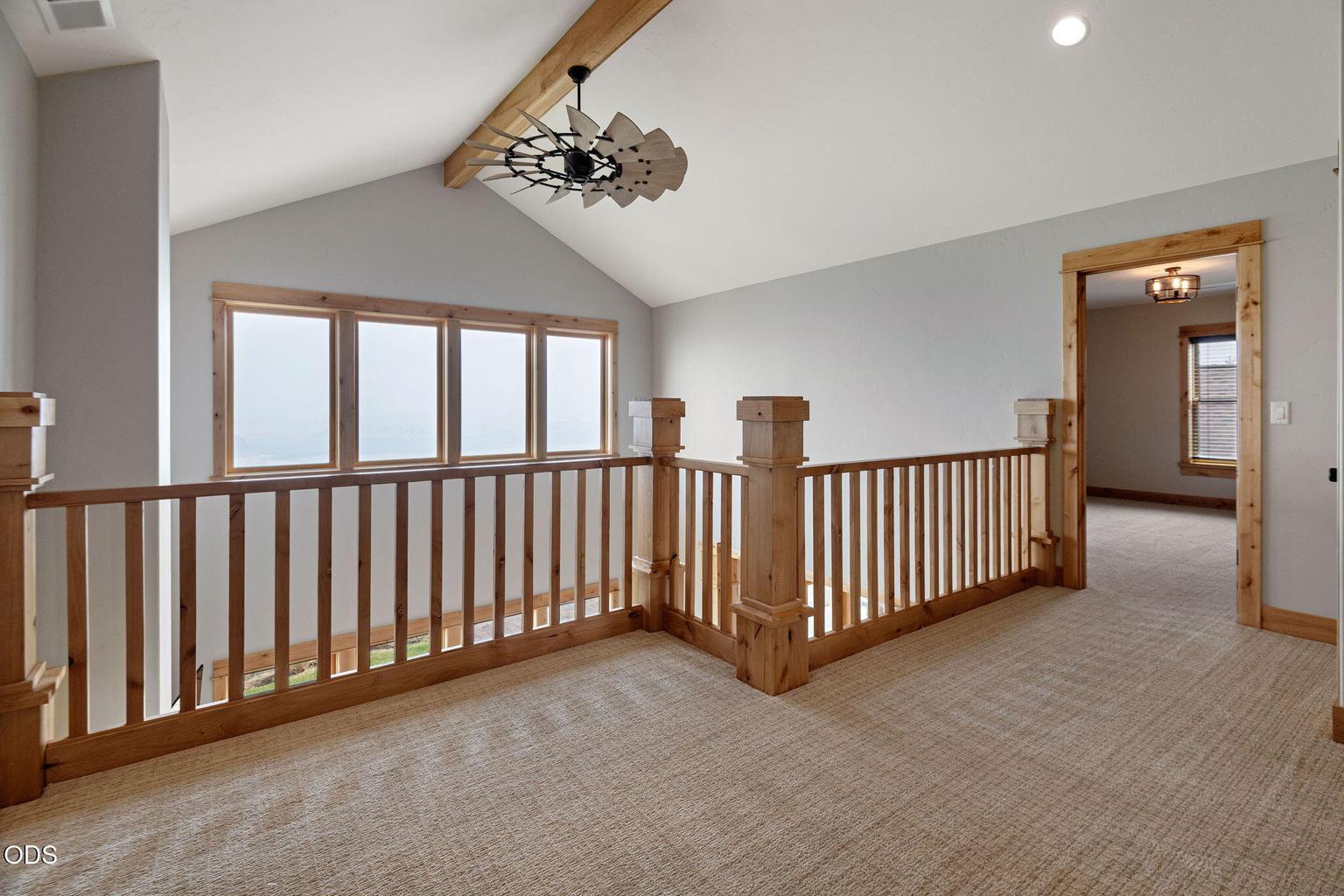 Open space on second floor