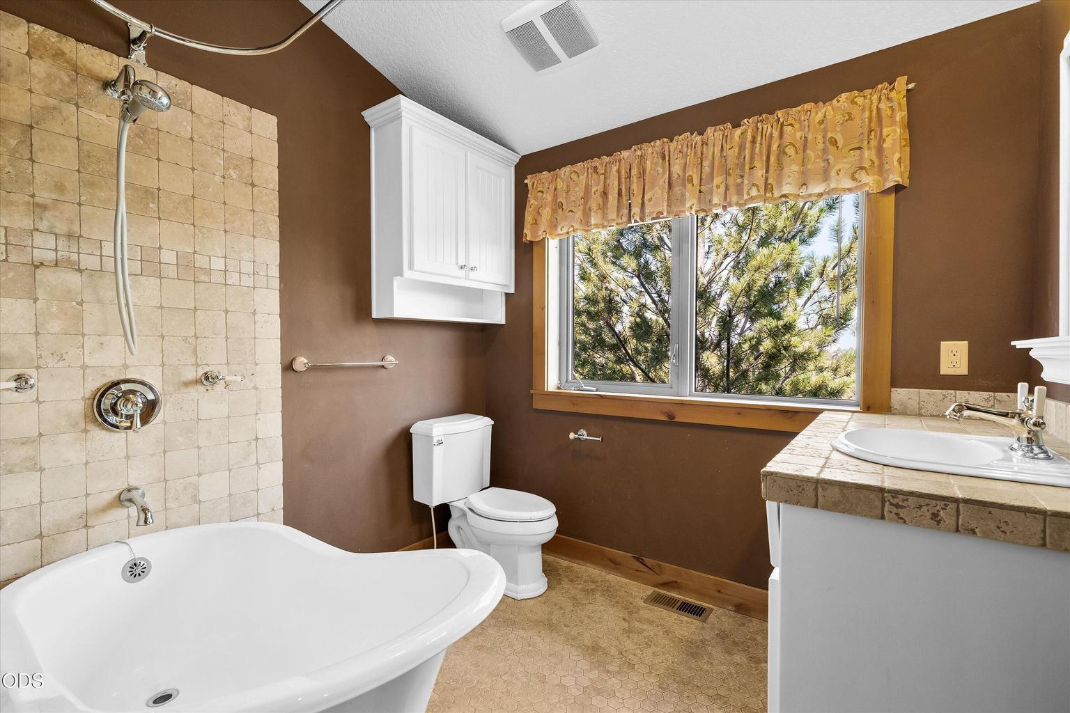 Upstairs third bathroom