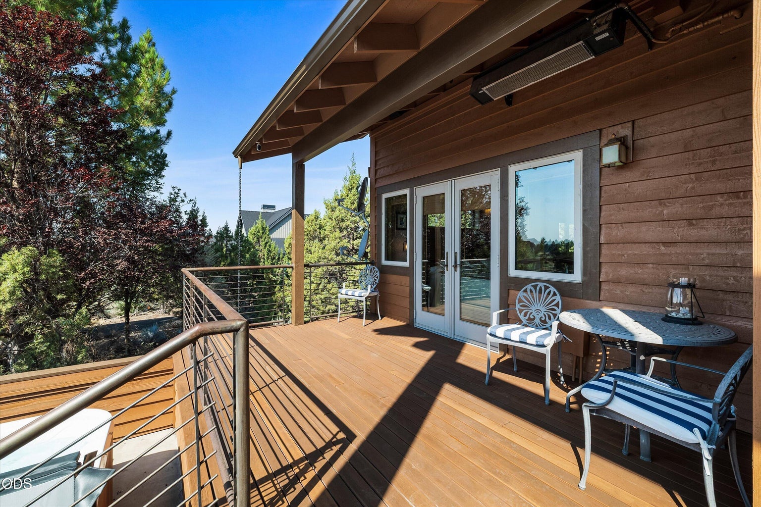 Primary bedroom deck and hot tub access