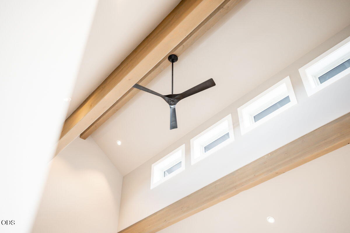 Ceiling detail providing natural light.
