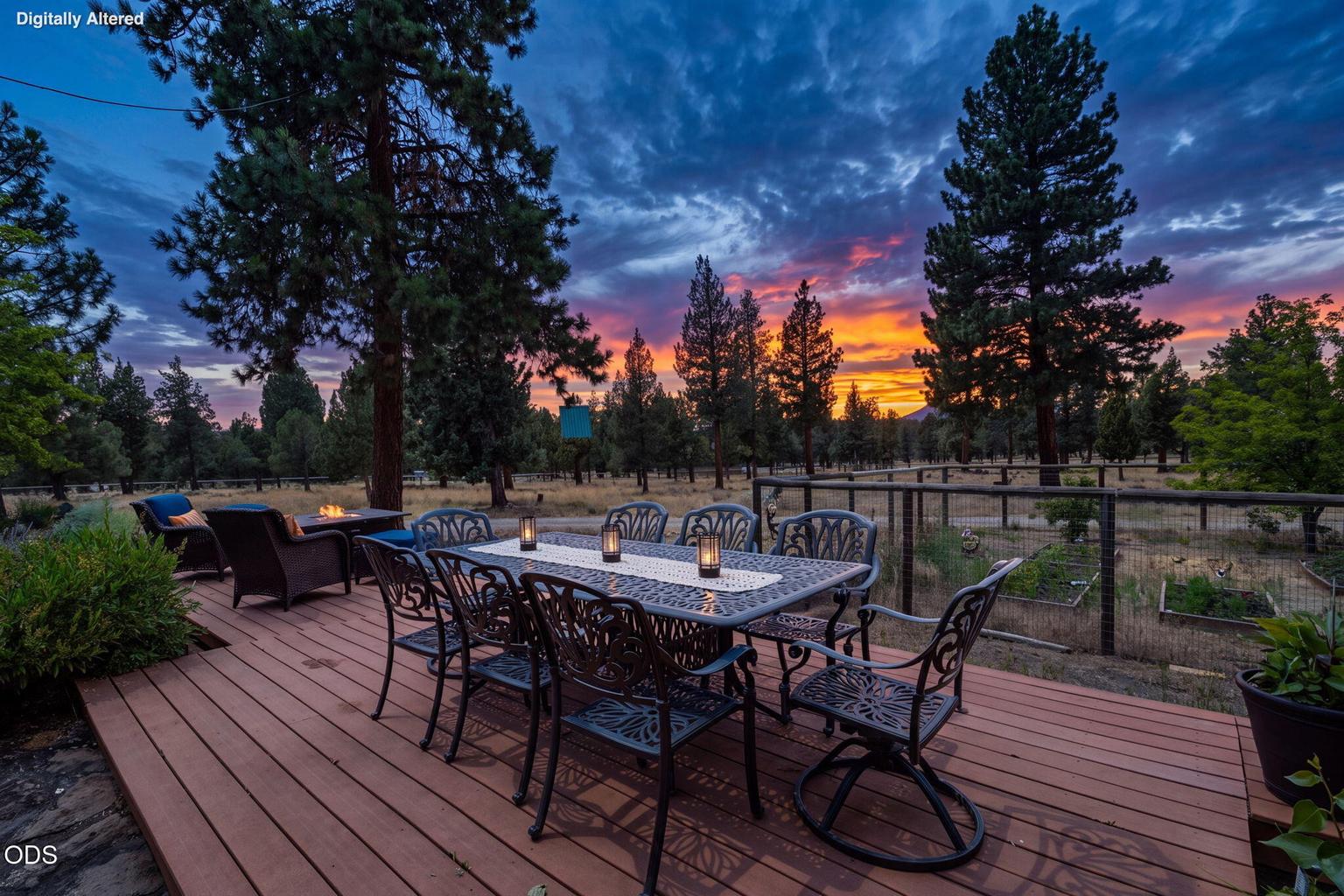 Great deck for family and friends gatherings