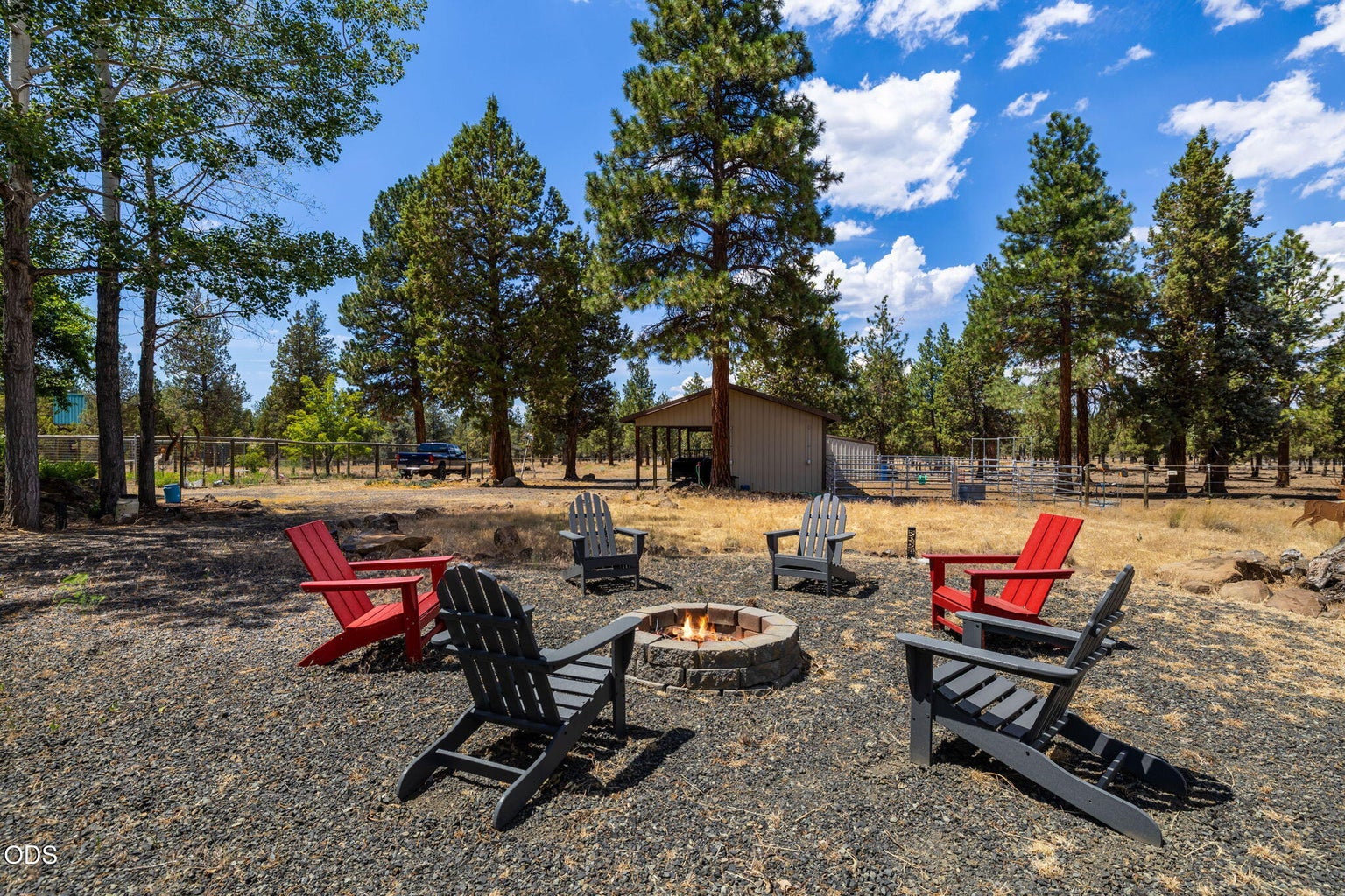Firepit with views