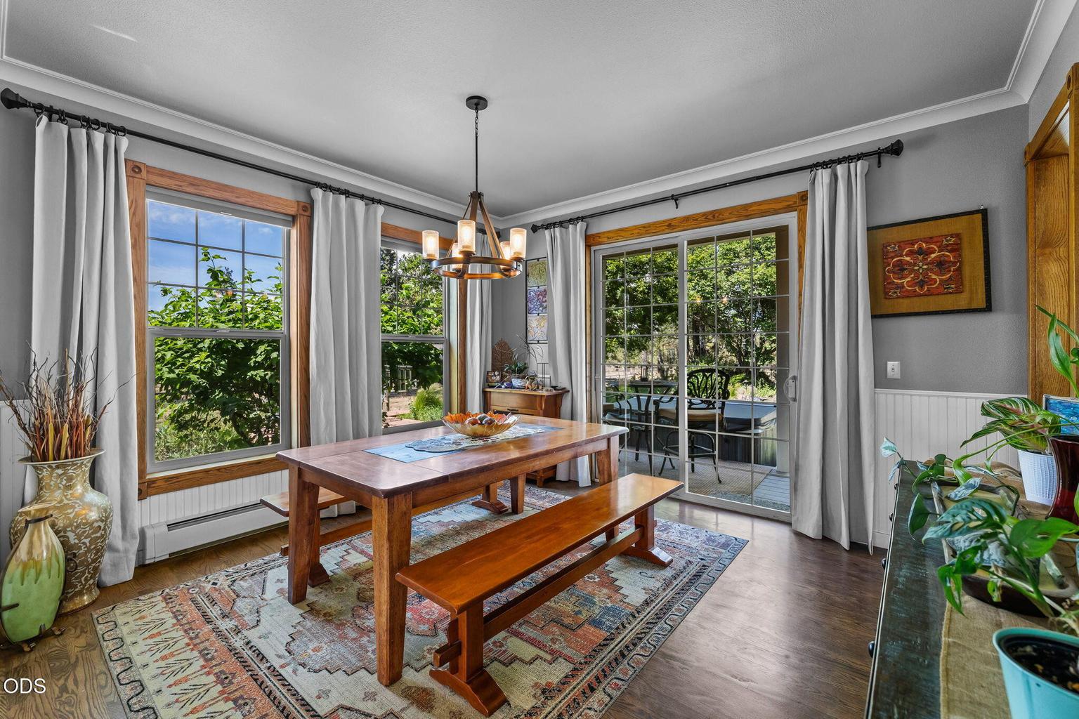 Dining Room with views from every window