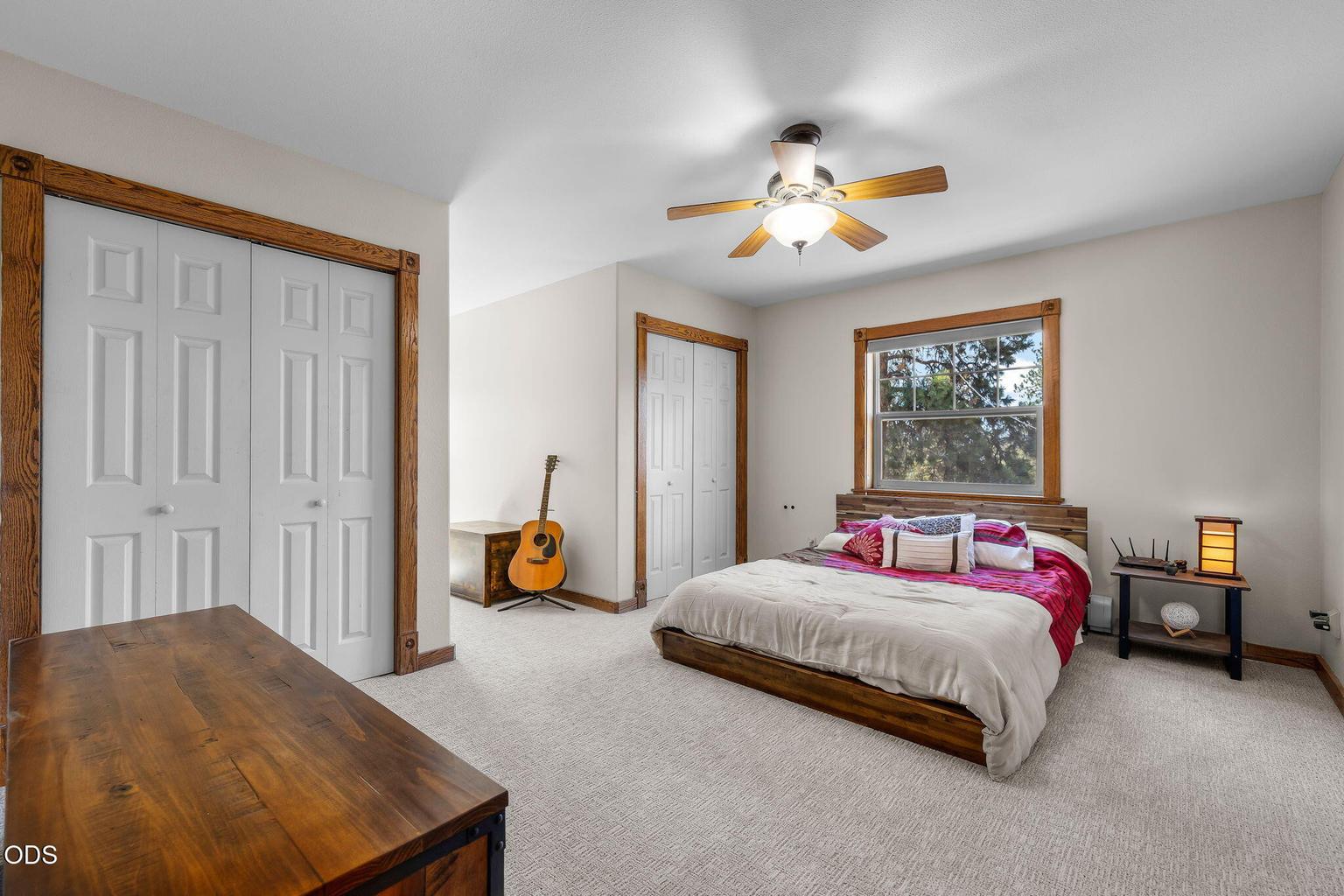 Upper Level bedroom with views and new carpet