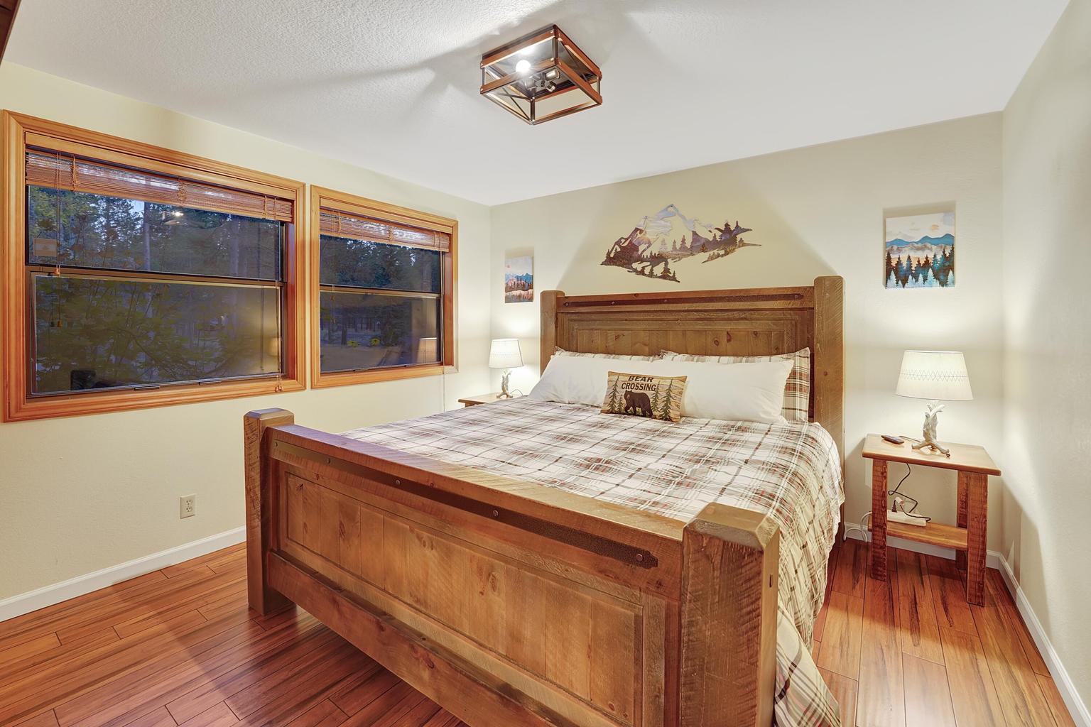 Downstairs King Bedroom – Peaceful & Bright