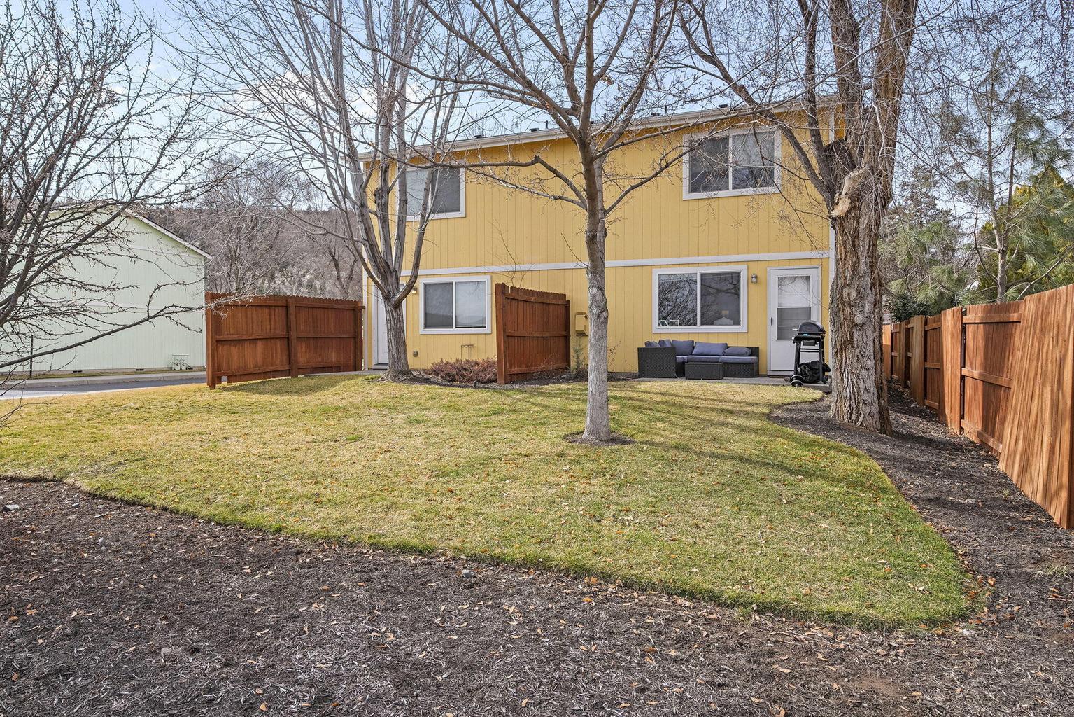 Grass backyard