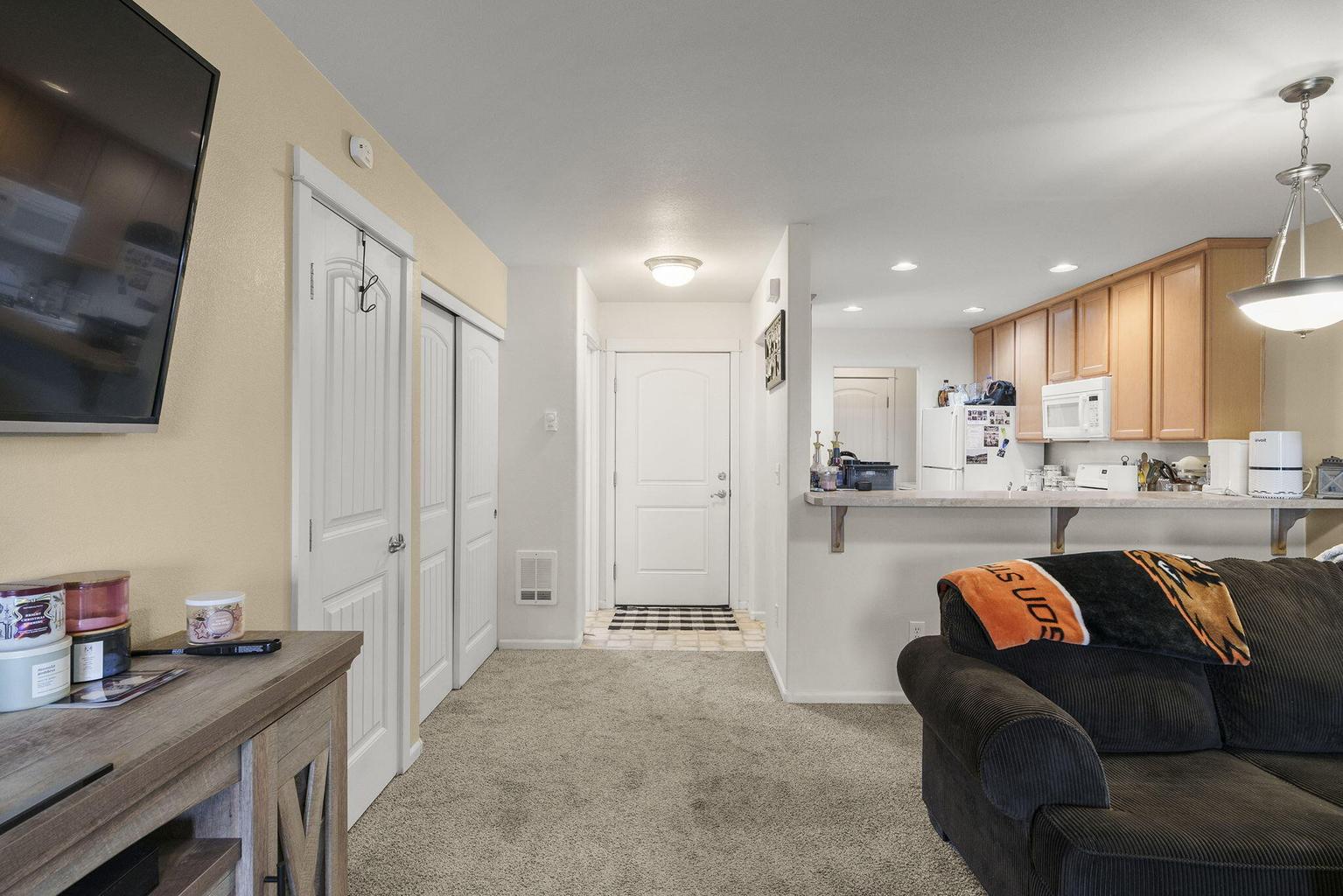 Open Plan to Kitchen