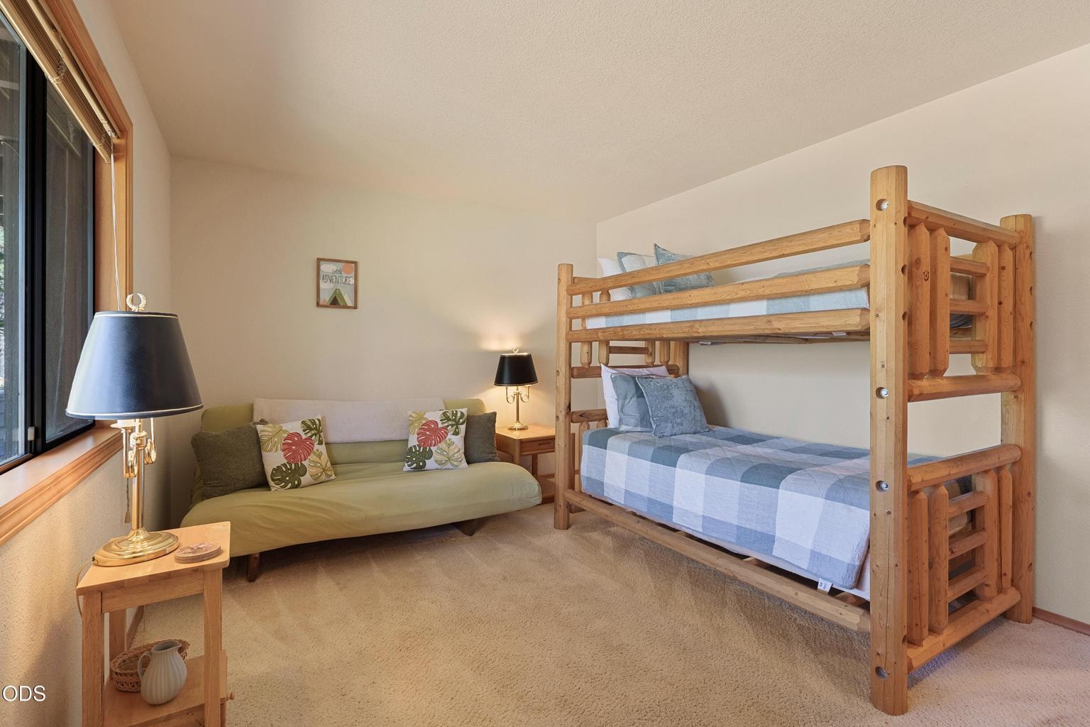Lower level guest bedroom