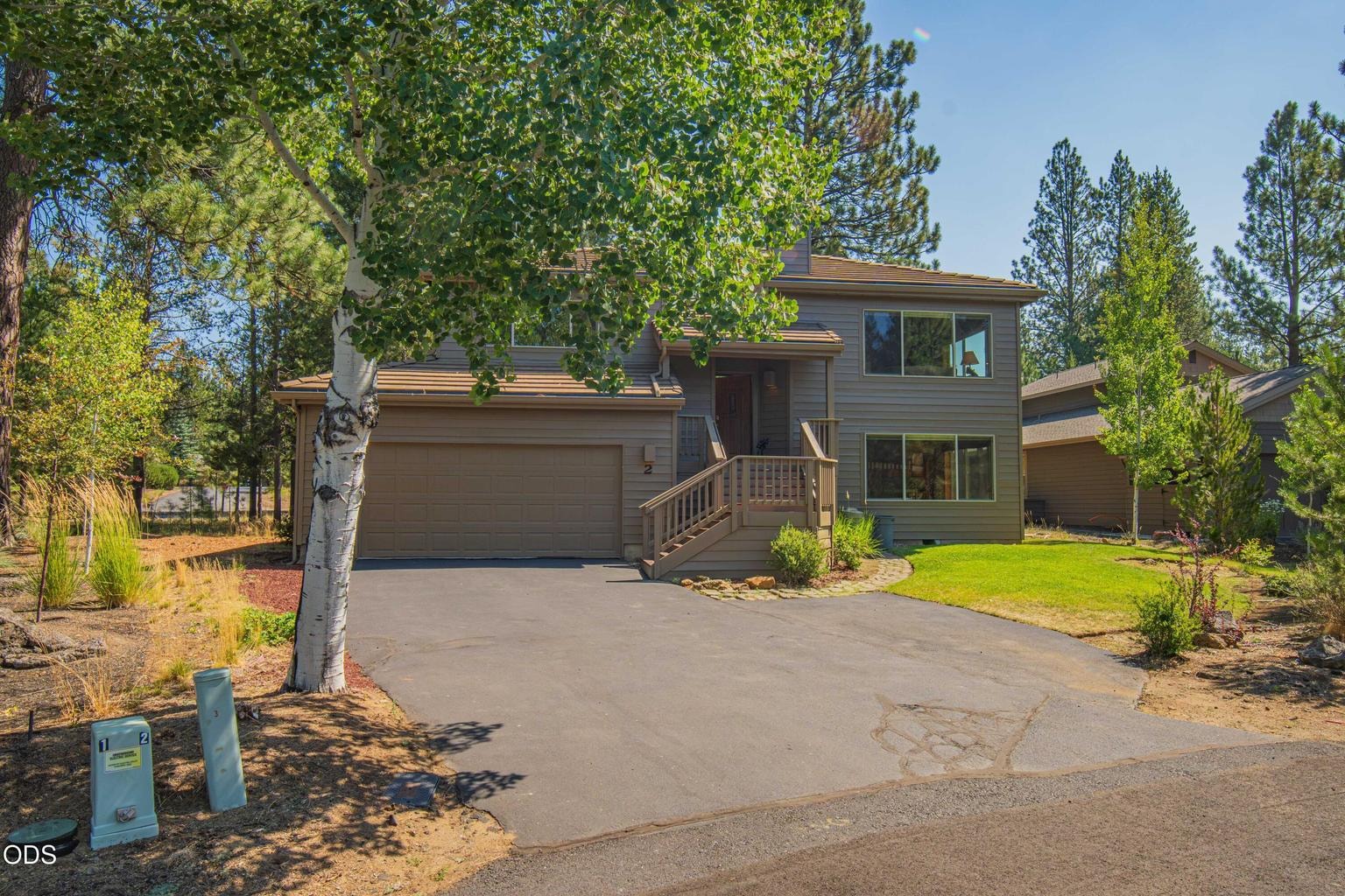 A wooded setting gives the home the distinctive connection to nature that makes Sunriver living special.
