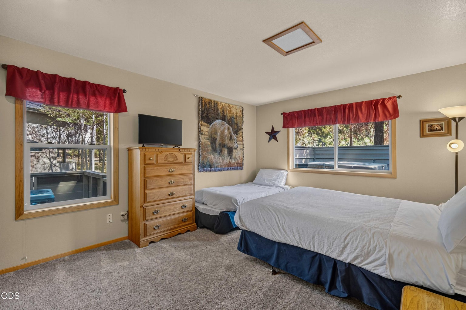 Another flexible sleeping space expands the home's ability to welcome family and friends.