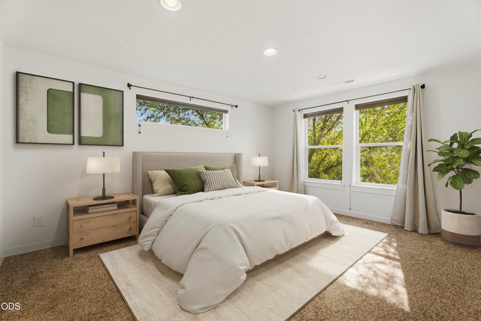 Spacious primary living room (virtually staged)