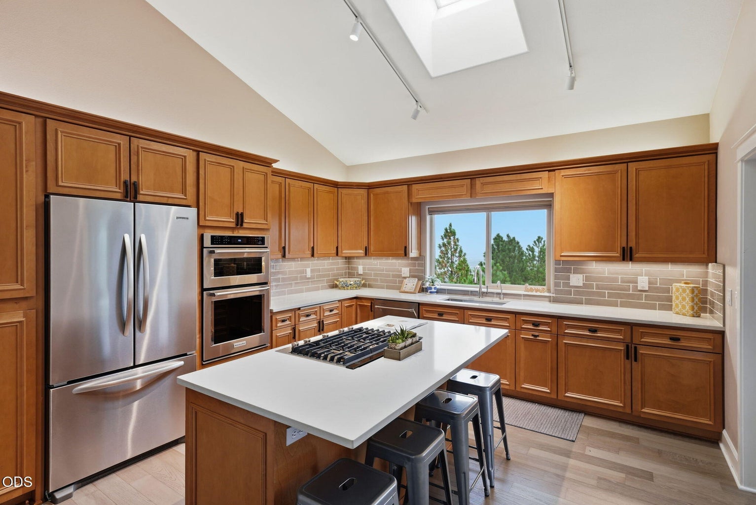 Kitchen with Quartz Counters