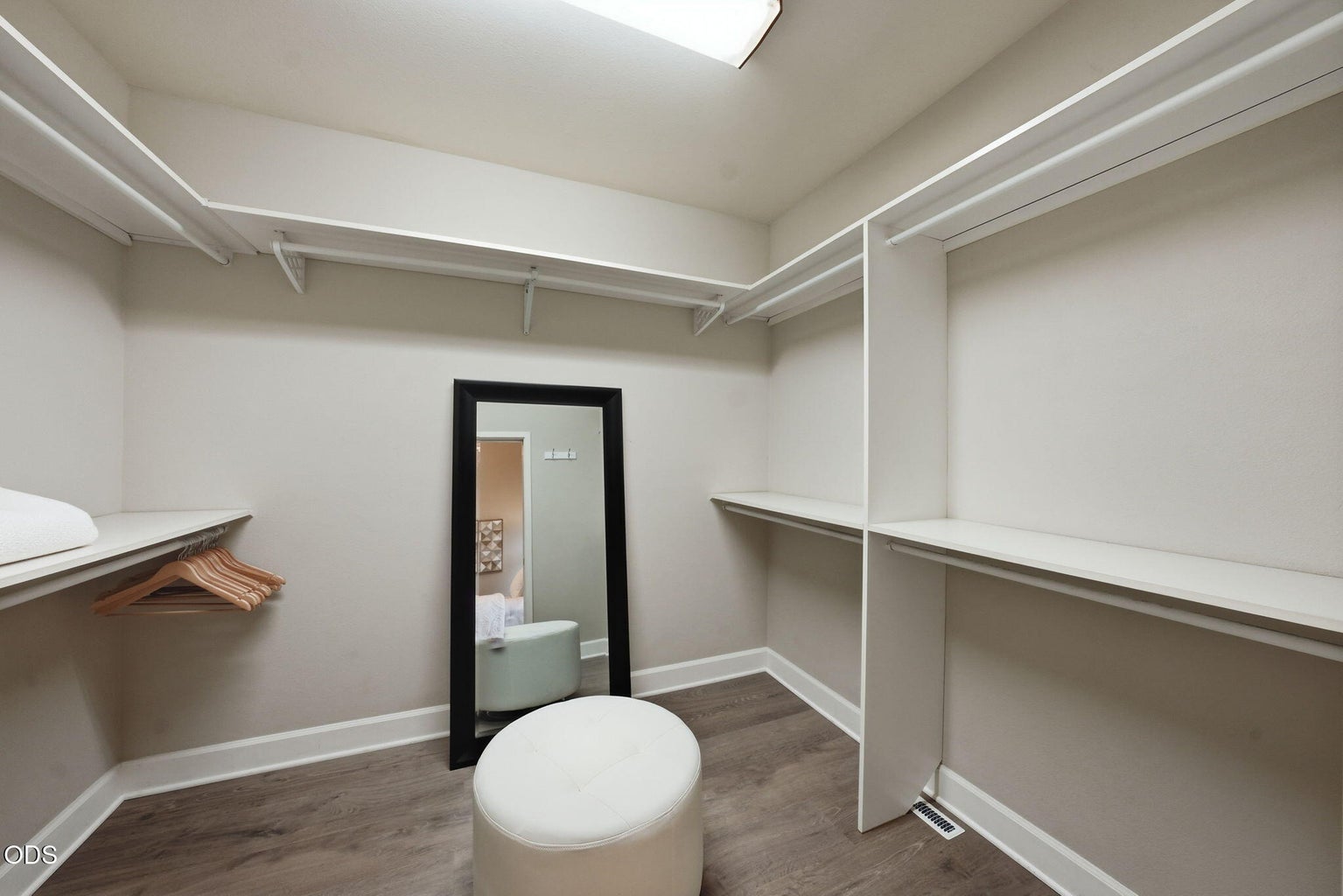 Spacious Walk-In Closet