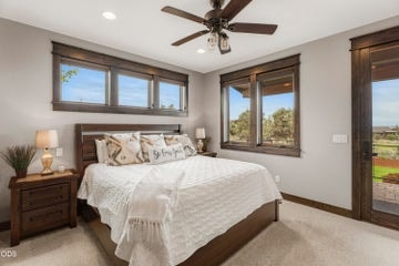 Two primary bedrooms on the ground floor but on opposite ends of the house offer privacy and convenience