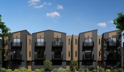 Rendering rear of building