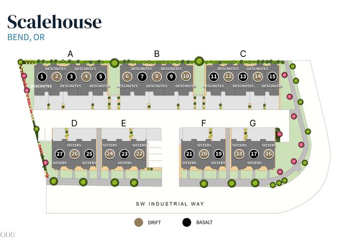 Site map with plans