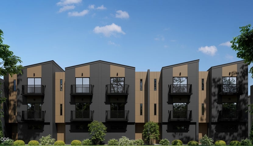 Rendering for rear of building