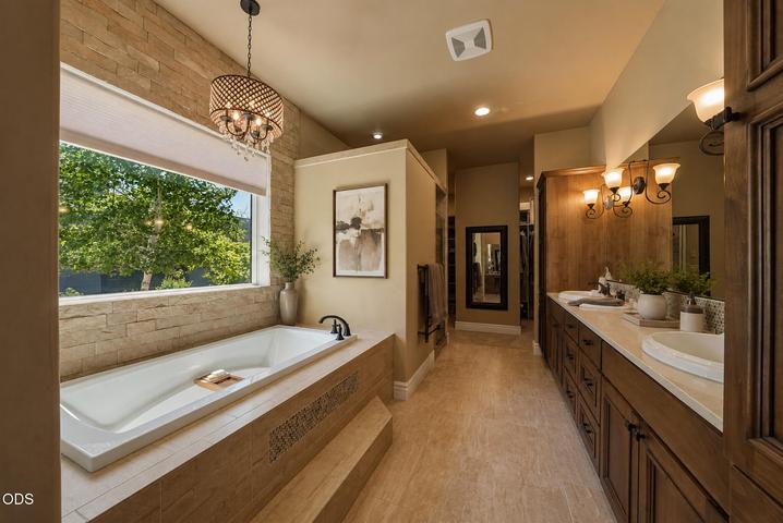 Primary Bath, double closets
