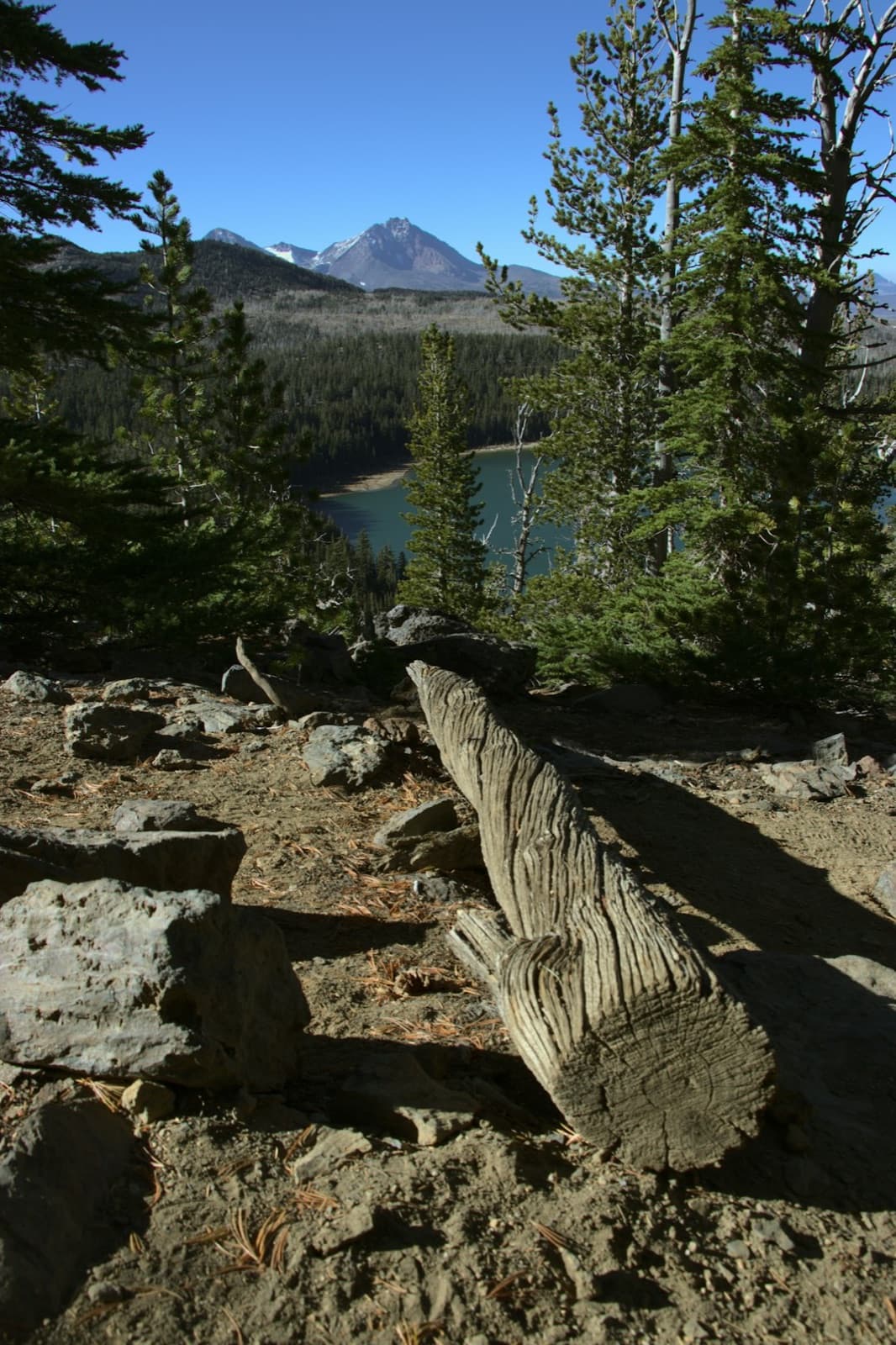The Cascade Range over Central Oregon